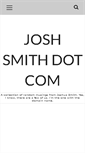 Mobile Screenshot of joshsmith.com